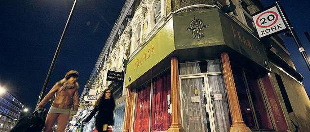 Das ehemalige Mao-Tse-Tung-Zentrum im Londoner Stadtteil Brixton. Heute beherbergt es ein Restaurant. Foto: Andy Rain/dpa