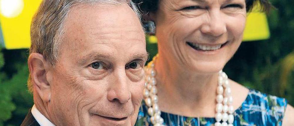 Nächster Präsident der USA? Michael Bloomberg mit seiner Partnerin Diane Taylor.