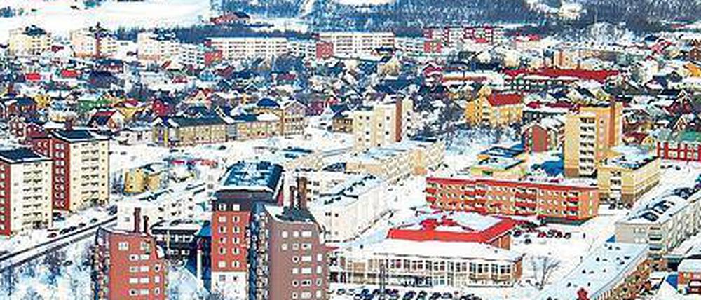 Kiruna, die nördlichste Stadt Schwedens, muss umziehen.