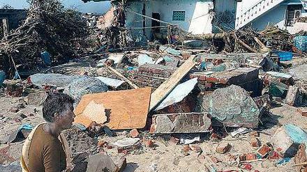 Die Fischerdörfer in der Region Nagapattinam wurden damals zerstört. 