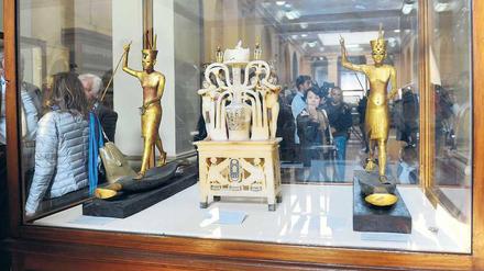 Unschätzbare Exponate beherbergt die restaurierte Tutanchamun-Galerie im Ägyptischen Museum von Kairo. 