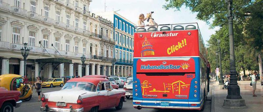 In Scharen werden vor allem US-Bürger bald auf die Insel strömen und unter anderem die Tourismusbranche ankurbeln. Von Miama aus ist es nur eine halbe Flugstunde bis nach Havanna.
