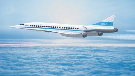 Neue Concorde. 2023, genau 20 Jahre nach Einstellung des französischen Überschallflugzeugs, soll die XB-1 kommerziell fliegen. Foto: Promo