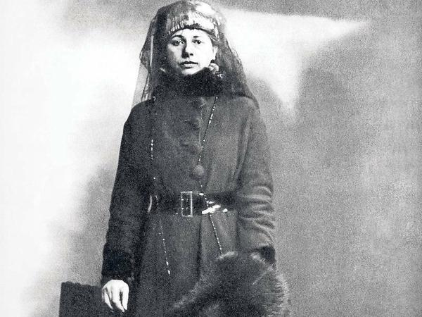 Festgesetzt. Mata Hari am Tag ihrer Verhaftung am 13. Februar 1917.
