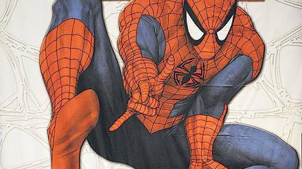 Ein Spider-Man-Cover auf der ComicCon in New York.