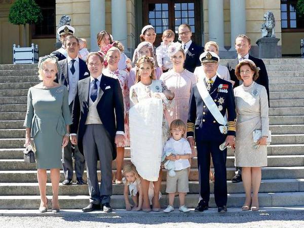 Die königliche schwedische Familie.