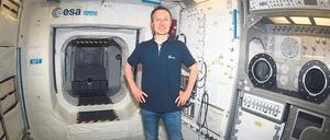 Matthias Maurer bereitete sich auf seinen Flug zur ISS auch in einem Trainingsmodul im Europäischen Astronautenzentrum in Köln vor. Derzeit arbeitet der Saarländer in Houston auf seinen Einsatz hin.
