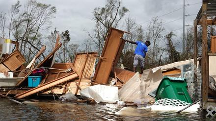 Der Hurrikan „Ida“ hat in Louisiana massive Schäden angerichtet.