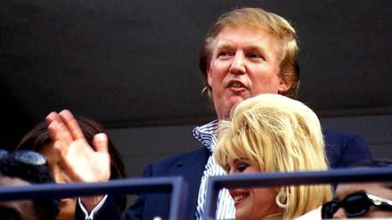 Donald Trump bei den US Open 1997. Zu der Zeit soll er dort Amy Dorris sexuell belästigt haben.