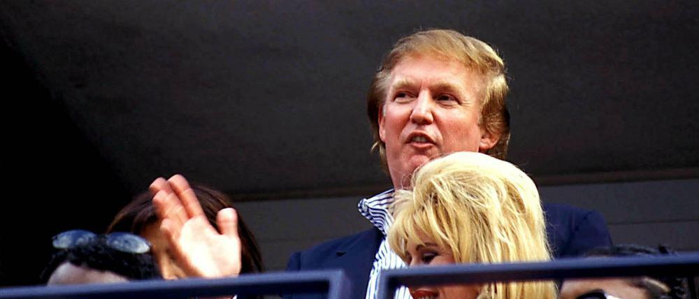 Donald Trump bei den US Open 1997. Zu der Zeit soll er dort Amy Dorris sexuell belästigt haben.