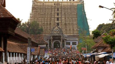Der Sree-Padmanabhaswamy-Tempel im Februar 2011.