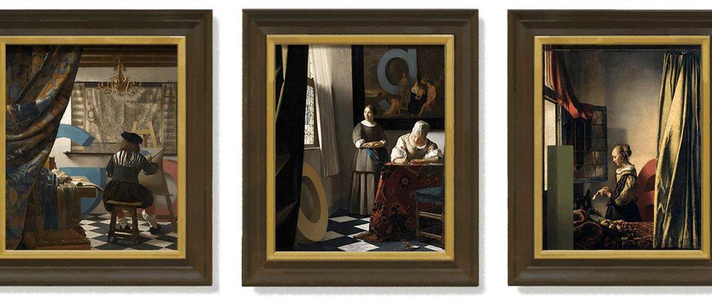 Anlässlich seiner digitalen Ausstellung widmet Google dem Künstler Johannes Vermeer heute sein Logo.