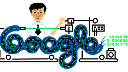 Die Suchmaschine Google widmete Charles K. Kao und seiner Glasfaser-Technologie heute ein Doodle. 