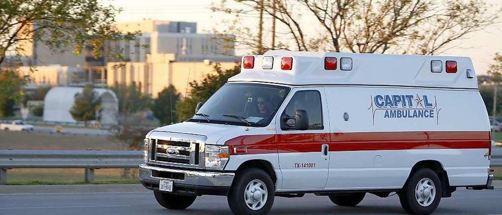 Ein Krankenwagen in den USA. 