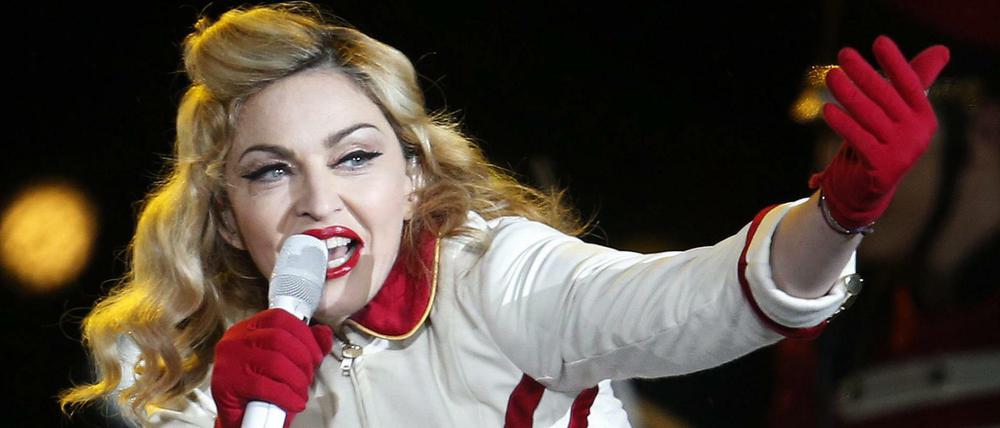 US-Popstar Madonna bei einem Auftritt in Chile.