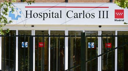 Eine Krankenschwester hat sich in dieser Madrider Klinik an Ebola infiziert.