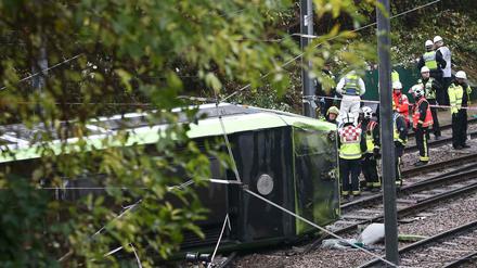 Tram-Unfall in London. 