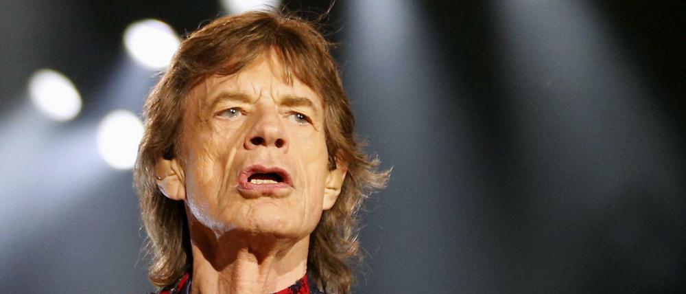Mick Jagger von den Rolling Stones. 