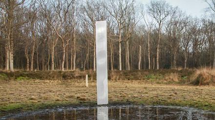 Ein Monolith im Norden der Niederlande.