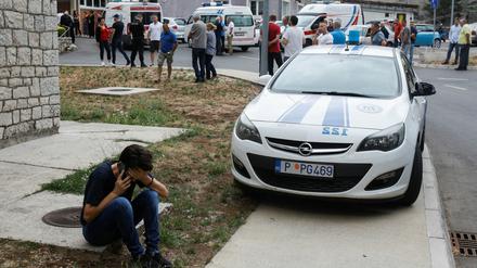 Die Verletzten wurden in ein Krankenhaus in Cetinje gebracht.