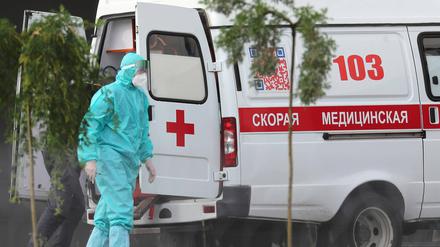 Ein russischer Krankenwagen (Symbolbild)