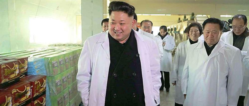 Der Machthaber von Nordkorea: Kim Jong Un. 