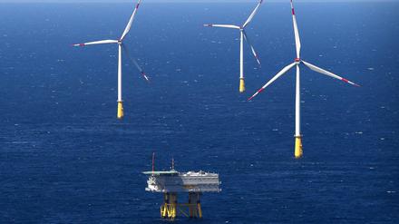 Offshore-Windkraft hilft, CO2 zu sparen.