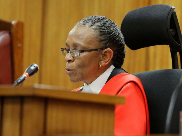 Richterin Thokozile Masipa fällte am Mittwoch das Urteil.