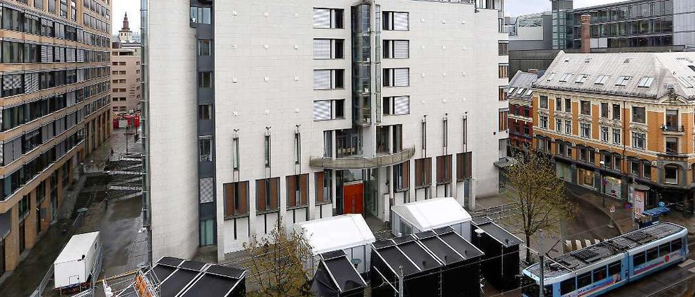 Das Gerichtsgebäude in Oslo. Hier findet auch der Prozess gegen Breivik statt. 