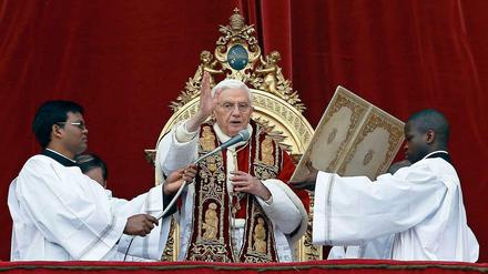 Papst Benedikt XVI. am Dienstag in Rom. 