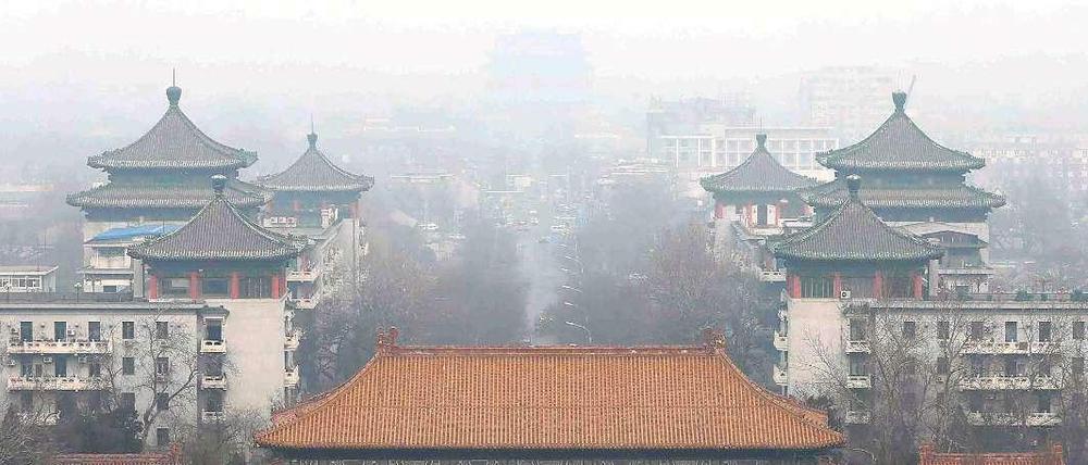 Gefährlicher Smog über Peking.