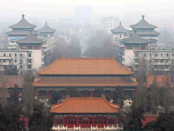 Gefährlicher Smog über Peking.