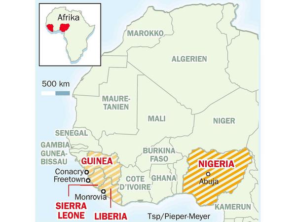 Im Zentrum der Ebola-Krise.