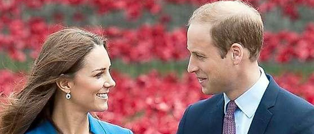 Prinz William und seine Frau  Catherine werden voraussichtlich im April zum zweiten Mal Eltern.