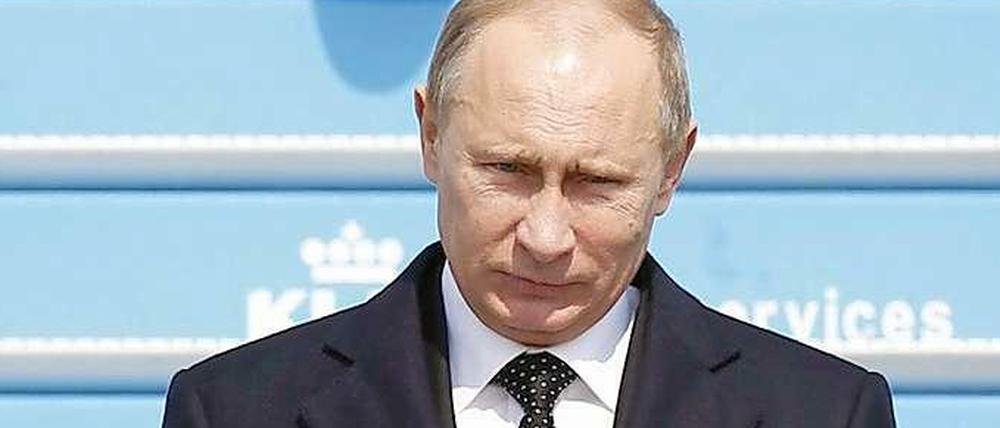 In Finnland ein gesuchter Mann - zumindest zeitweise: Russlands Präsident Wladimir Putin