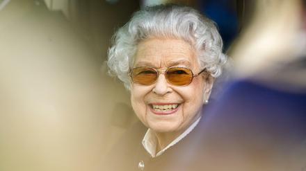 Die britische Königin Elizabeth II. lächelt während der Royal Windsor Horse Show.