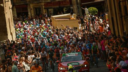 Radrennen wie hier Vuelta a Espana können Städte in einen vorübergehenden Kollaps führen.