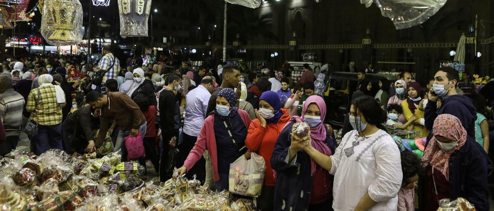 Die Märkte in Kairo sind vor dem Ramadan noch einmal richtig voll.