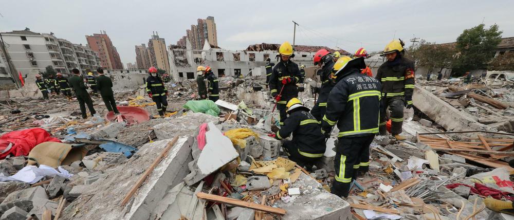 China Tote und Verletzte bei Explosion in Ningbo