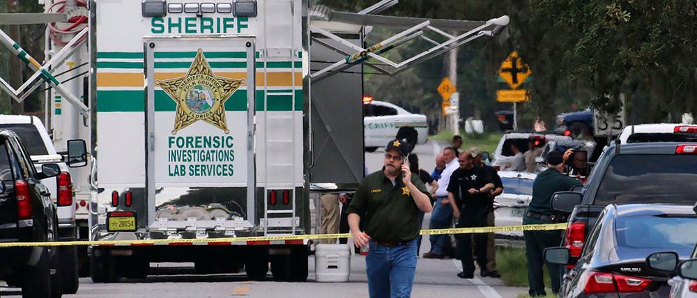 VIer Tote in Florida: Ermittler am Tatort in Lakeland