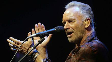 Sting war zu Gast bei Sender Hit Radio FFH in Bad Vilbel.