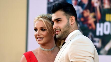 Britney Spears mit ihrem Partner Sam Asghari