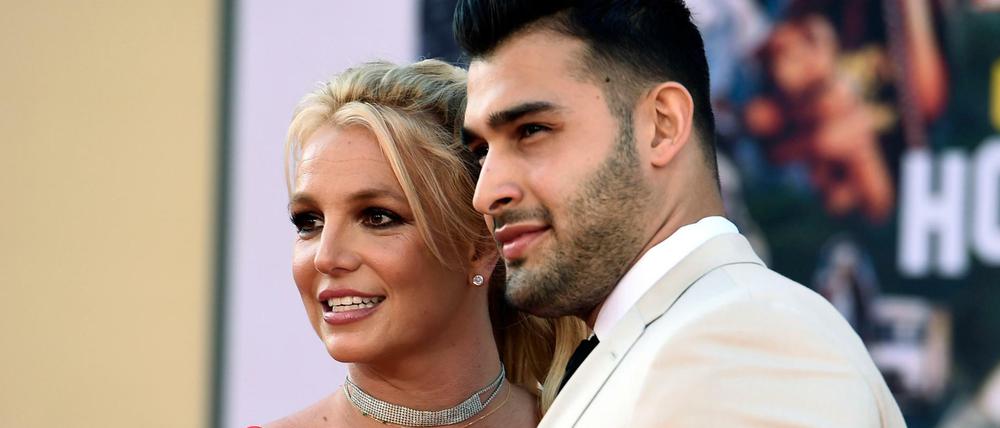 Britney Spears mit ihrem Partner Sam Asghari