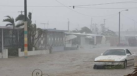Tropensturm "Maria" wütet in Puerto Rico.