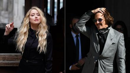 Früher mal verliebt - mittlerweile verfeindet: Amber Heard und Johnny Depp.