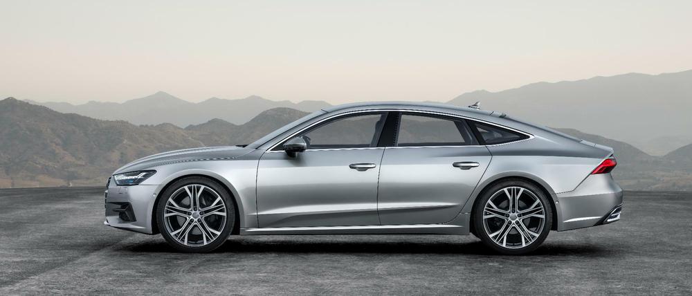 Länger und niedriger: Der neue Audi A7 Sportback.