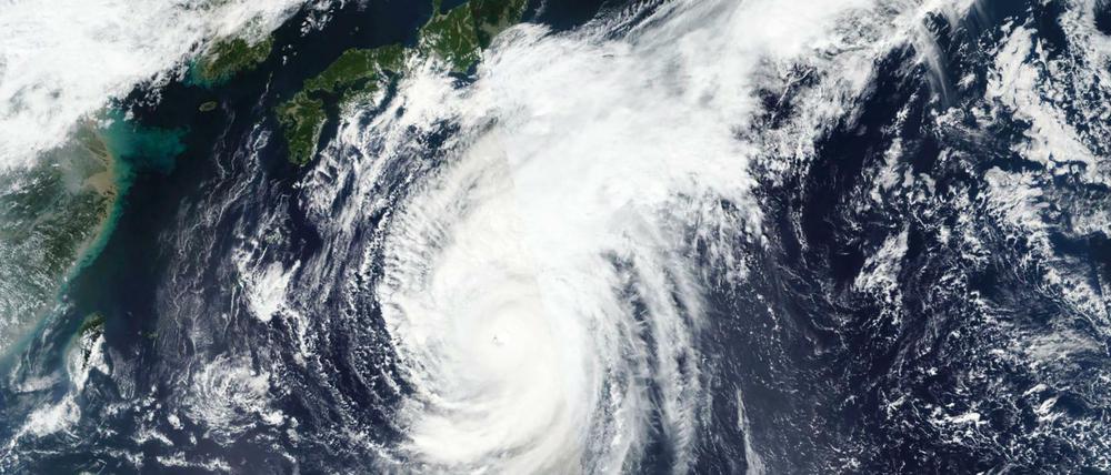 Dieses von der Nasa zur Verfügung gestellte Satellitenfoto zeigt den Taifun.