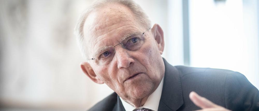 Wolfgang Schäuble 2019 als Bundestagspräsident.