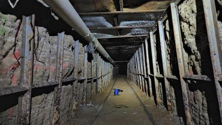Der Drogen-Tunnel zwischen den USA und Mexiko ist bis zu 18 Meter tief.
