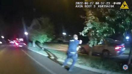 Tod eines Schwarzen in Akron: Auf Bildern der Körperkamera eines Polizisten ist der Einsatz zu sehen.